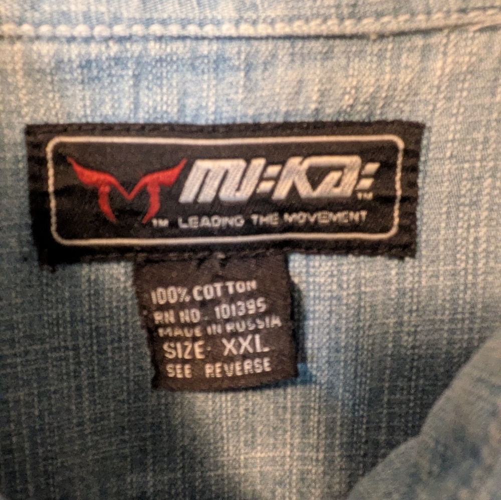 MUKA Jeans Denim Button-Up Jacket - Picture 4 of 9